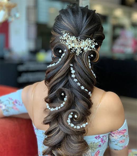 Bridal hairstyling